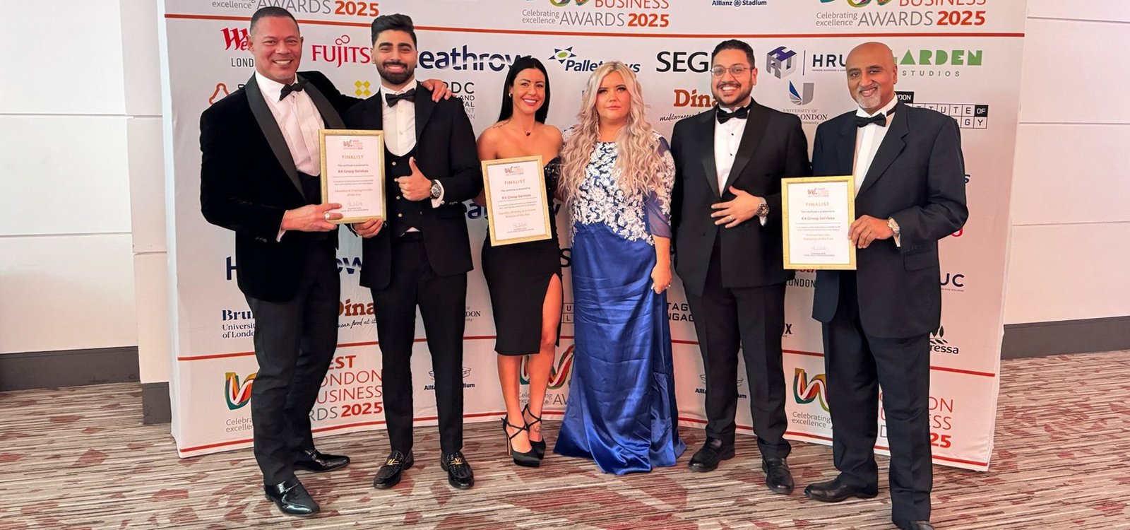 Leading Security and Training Firm K4 Group Honoured at West London Business Awards 2025